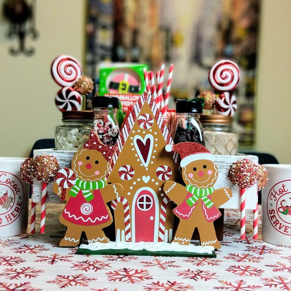 Gingerbread Peppermint Hot Cocoa/ Coffee/ Treat Bar or Station